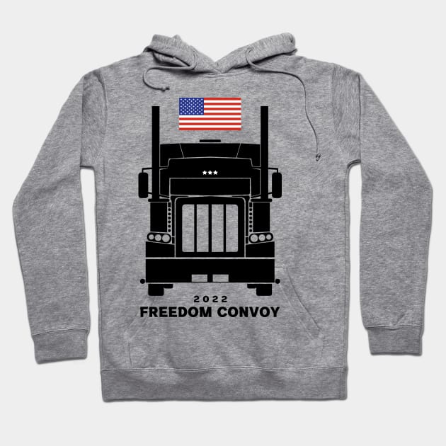 USA Freedom Convoy 2022 Hoodie by Coron na na 